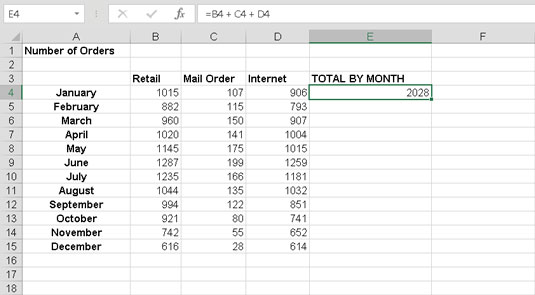 Come copiare le formule di Excel con la maniglia di riempimento