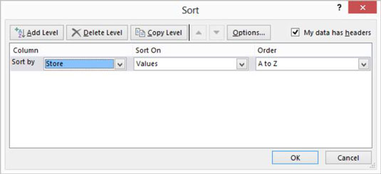 Come ordinare i record della tabella di Excel