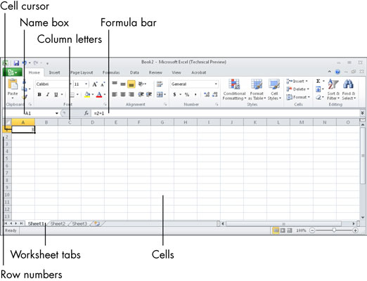 Comment se déplacer dans une feuille de calcul Excel