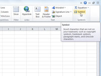 Come inserire simboli e caratteri speciali in Excel 2010