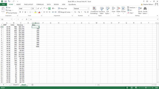 Come creare un istogramma in Excel