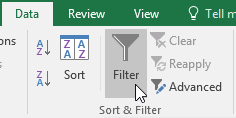 Excel 2019 (parte 19): filtrare i dati