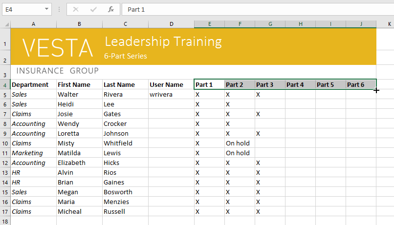 Excel 2019 (الجزء 4): أساسيات الخلية