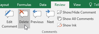 Excel 2019 (الجزء 24): التعليقات والمؤلفون المشاركون