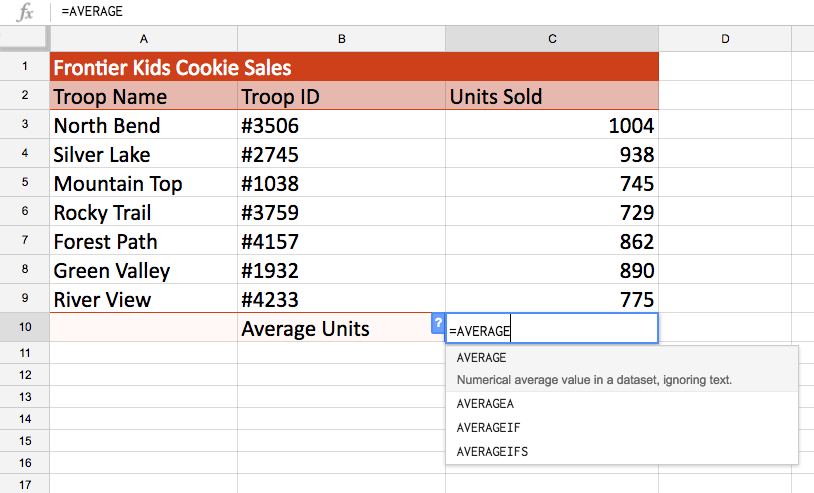 Google Spreadsheets (deel 8): Werken met functies