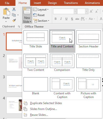 PowerPoint 2019 (ตอนที่ 4): ความรู้พื้นฐานเกี่ยวกับสไลด์