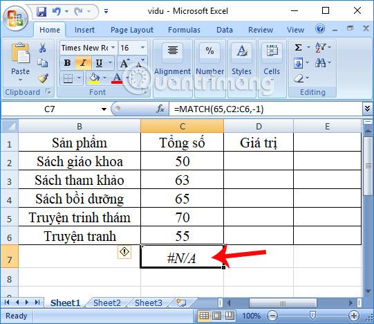 Match-Funktion in Excel: So verwenden Sie die Match-Funktion anhand von Beispielen