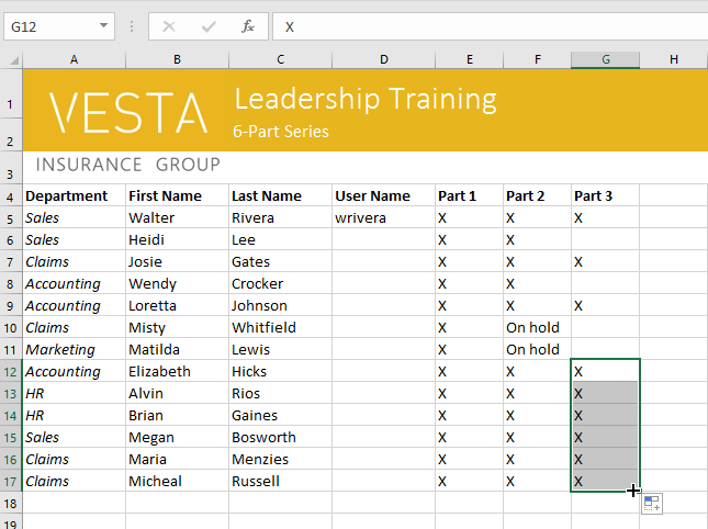 Excel 2019 (Partie 4) : bases des cellules