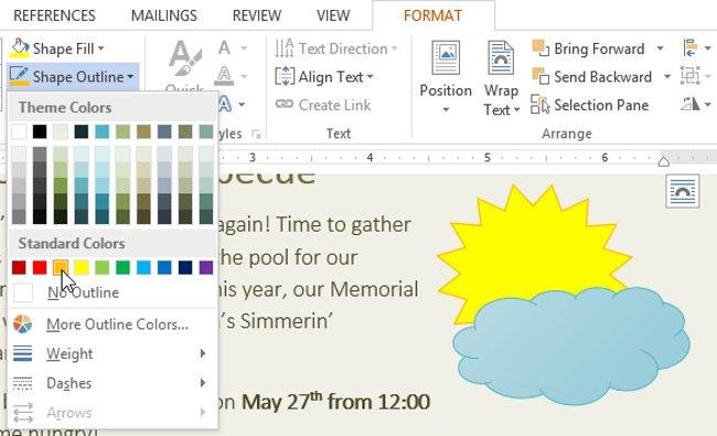 คำแนะนำฉบับสมบูรณ์สำหรับ Word 2013 (ตอนที่ 17): ภาพวาดและวิธีสร้างเอฟเฟกต์สำหรับภาพวาด