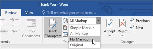 Word 2016'nın tam kılavuzu (Bölüm 24): Değişiklikleri ve Yorumları Takip Etme nasıl kullanılır?