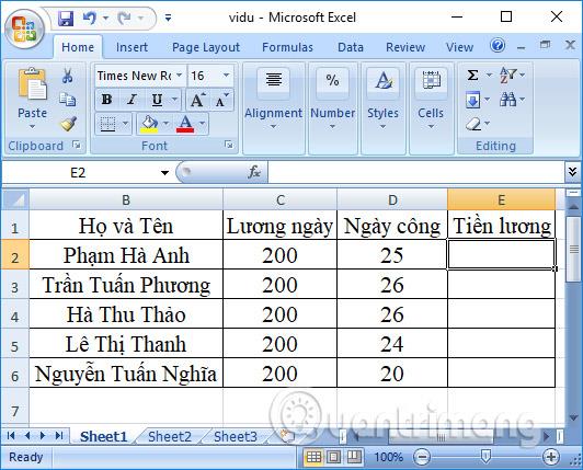 Excel에서 곱셈 기능(PRODUCT 함수)을 사용하는 방법