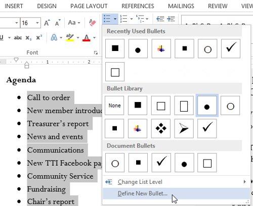 คำแนะนำฉบับสมบูรณ์สำหรับ Word 2013 (ตอนที่ 10): สัญลักษณ์แสดงหัวข้อย่อย ลำดับเลข รายการหลายระดับใน Microsoft Word