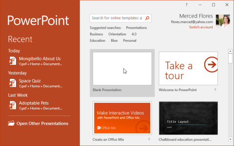 PowerPoint 2019 (Bahagian 1): Mulakan dengan PowerPoint