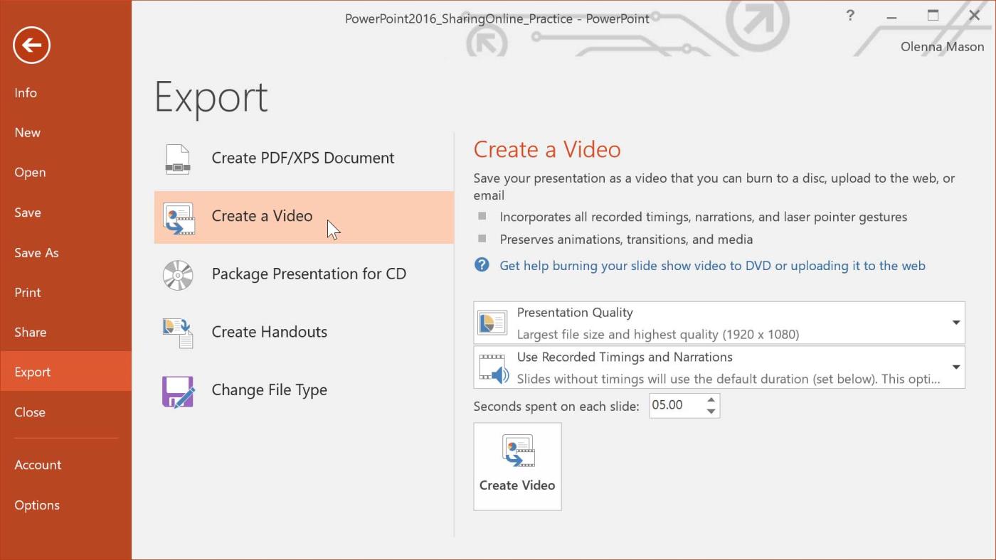 PowerPoint 2019 (パート 32): プレゼンテーションをオンラインで共有する