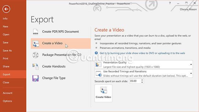 PowerPoint 2016: Präsentationen online teilen