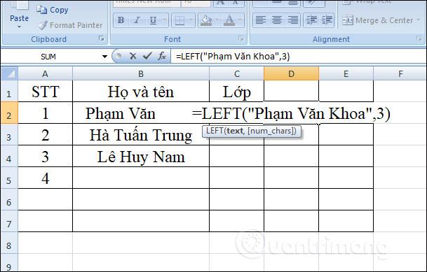 Función IZQUIERDA, cómo usar la función para cortar la cadena de caracteres izquierda en Excel