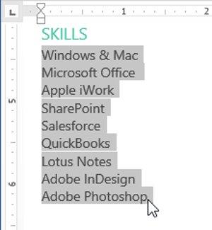 Guía completa de Word 2013 (Parte 8): Uso de sangrías y tabulaciones