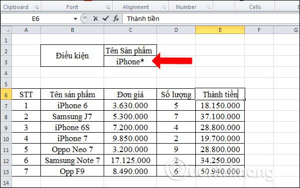 Cara menggunakan fungsi DSUM untuk mengira jumlah dengan keadaan kompleks dalam Excel
