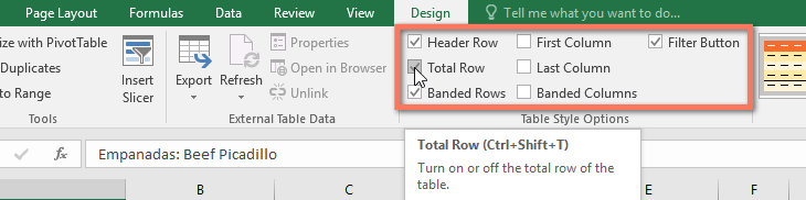 Excel 2019 (Partea 21): Tabele