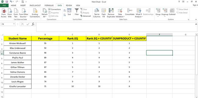 Fonction COUNTIF et comptage conditionnel dans Excel