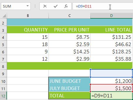 Excel 2016 - レッスン 13: Excel の数式の概要