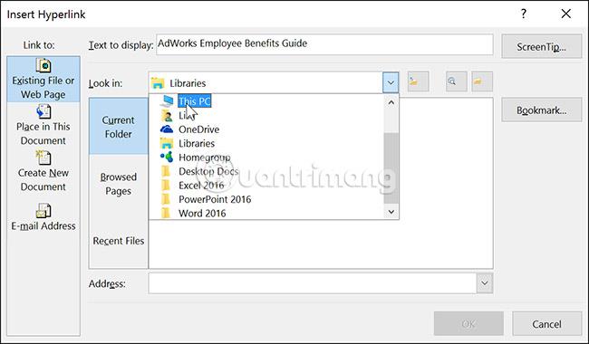 PowerPoint 2016: ไฮเปอร์ลิงก์ใน PowerPoint