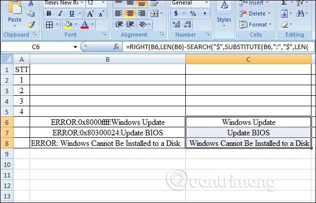 RECHTS-functie, hoe u de functie gebruikt om de tekenreeks naar rechts te knippen in Excel