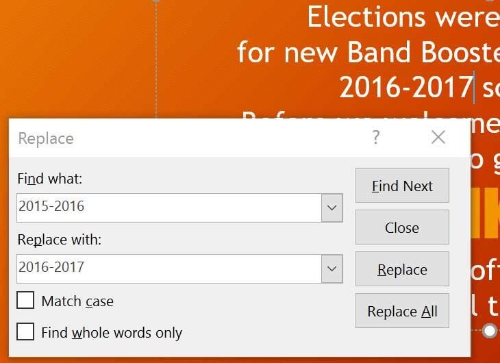 PowerPoint 2019 (Bahagian 9): Menggunakan Cari & Ganti