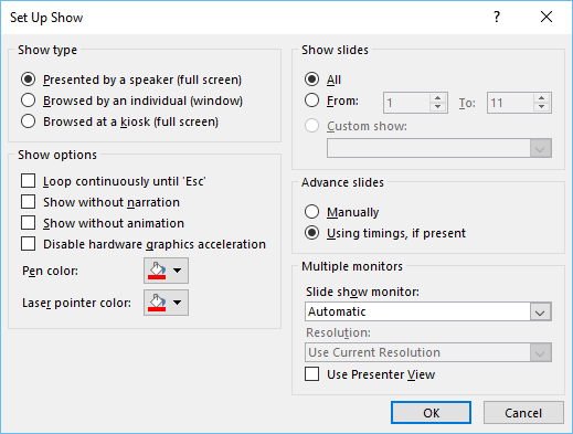 PowerPoint 2019 (Bahagian 11): Mempersembahkan tayangan slaid