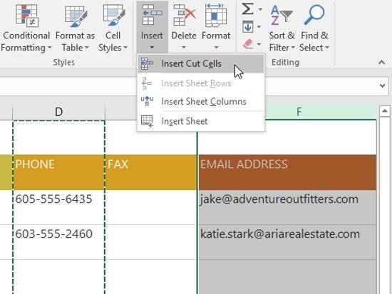 Excel 2016 - 第 6 課：變更 Excel 中的列、行和儲存格的大小