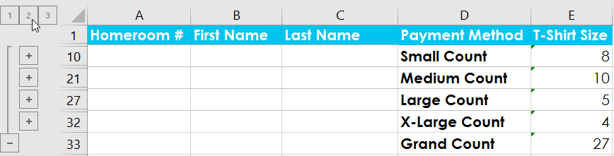 Excel 2019 (Parte 20): Grupos y Subtotales