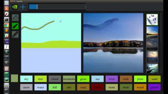 Bewonder Nvidia's nieuwe AI-applicatie: verander MS Paint-stijl doodles in artistieke "meesterwerken"