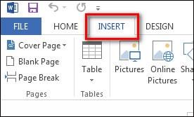 Numéroter les pages dans Word 2013, insérer automatiquement les numéros de page