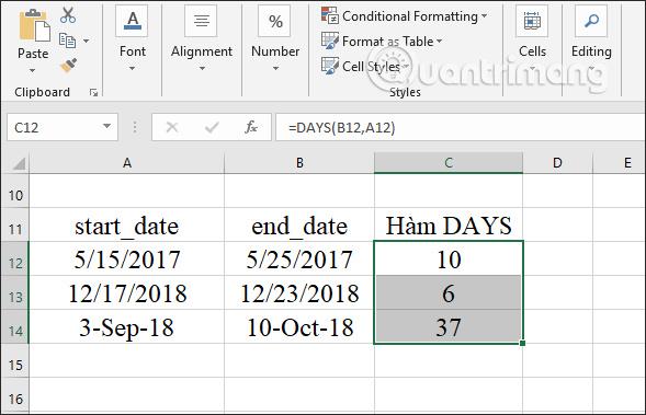 Función DÍAS en Excel: Cómo calcular la distancia entre fechas en Excel