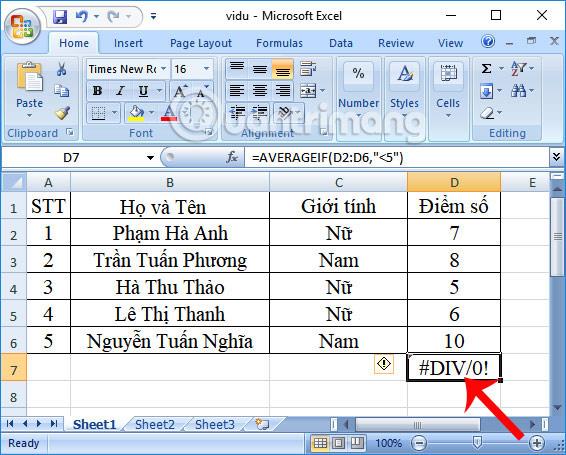 วิธีใช้ฟังก์ชัน AVERAGEIF ใน Excel