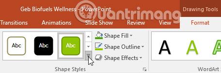 PowerPoint 2016: العمل مع الأشكال (الأشكال)