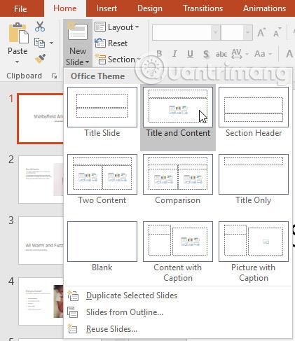 PowerPoint 2016: Asas slaid