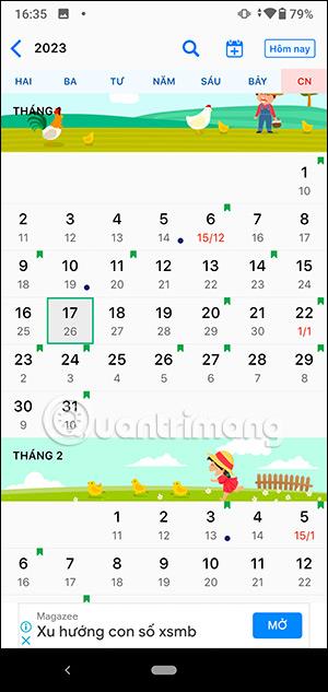 Calendario vietnamita - Calendario perpetuo 2023 9.1.1