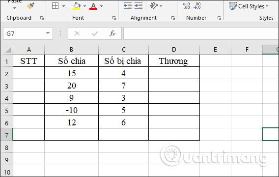 Excelの割り算関数：MOD関数（余りを求める）とQUOTIENT関数（整数部分を求める）