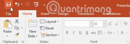 PowerPoint 2016: Cara menyimpan pembentangan