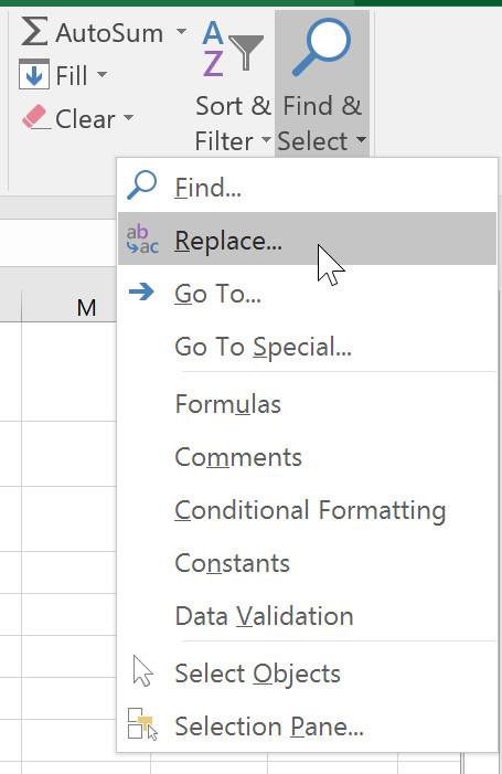 Excel 2016 - Lezione 10: Utilizzo della funzione Trova e sostituisci in Excel