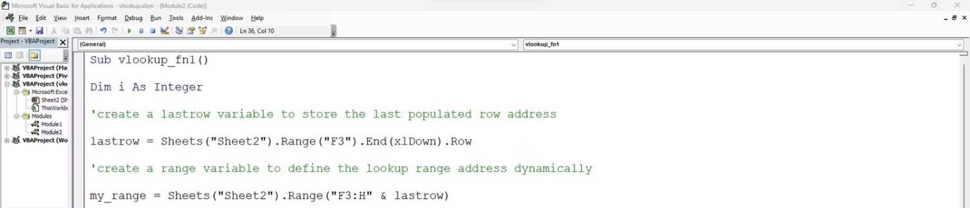 Comment automatiser Vlookup à l'aide d'Excel VBA