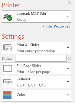 PowerPoint 2019 (الجزء 10): طباعة العروض التقديمية