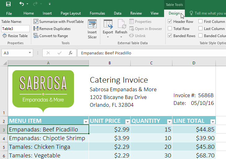 Excel 2019 (Partea 21): Tabele