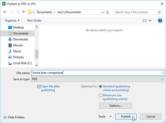 Excel 2016 - บทที่ 4: วิธีจัดเก็บและแชร์สเปรดชีต