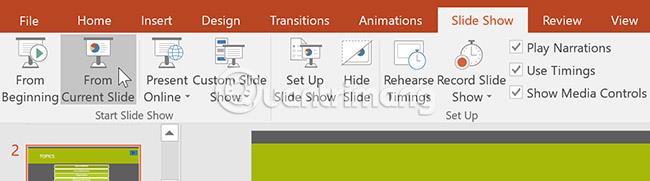 PowerPoint 2016: Butang tindakan dalam PowerPoint