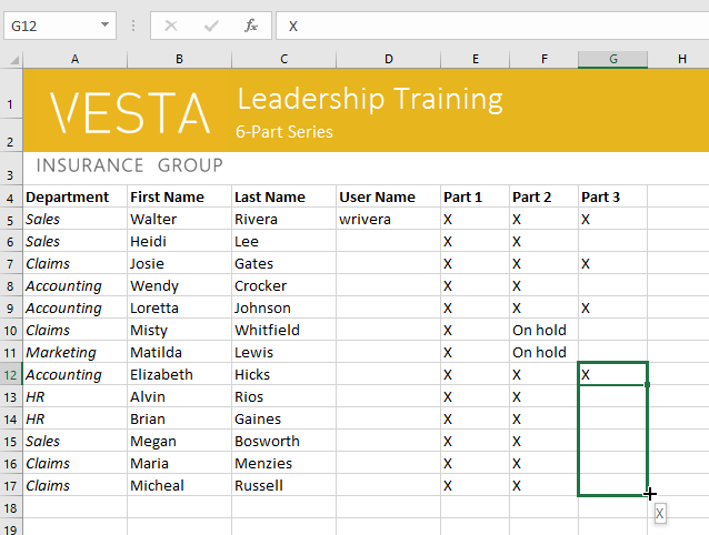 Excel 2019 (ตอนที่ 4): พื้นฐานเซลล์