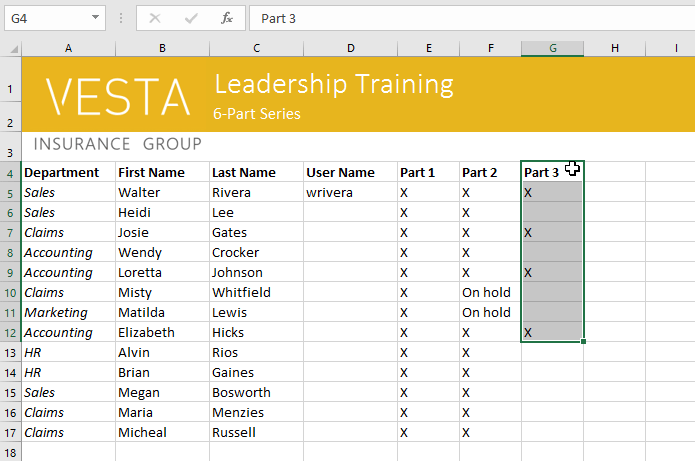 Excel 2019 (ตอนที่ 4): พื้นฐานเซลล์