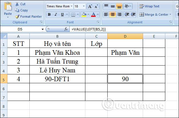 Función IZQUIERDA, cómo usar la función para cortar la cadena de caracteres izquierda en Excel