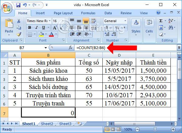 Función CONTAR en Excel: la fórmula y el uso más simples de esta función de conteo